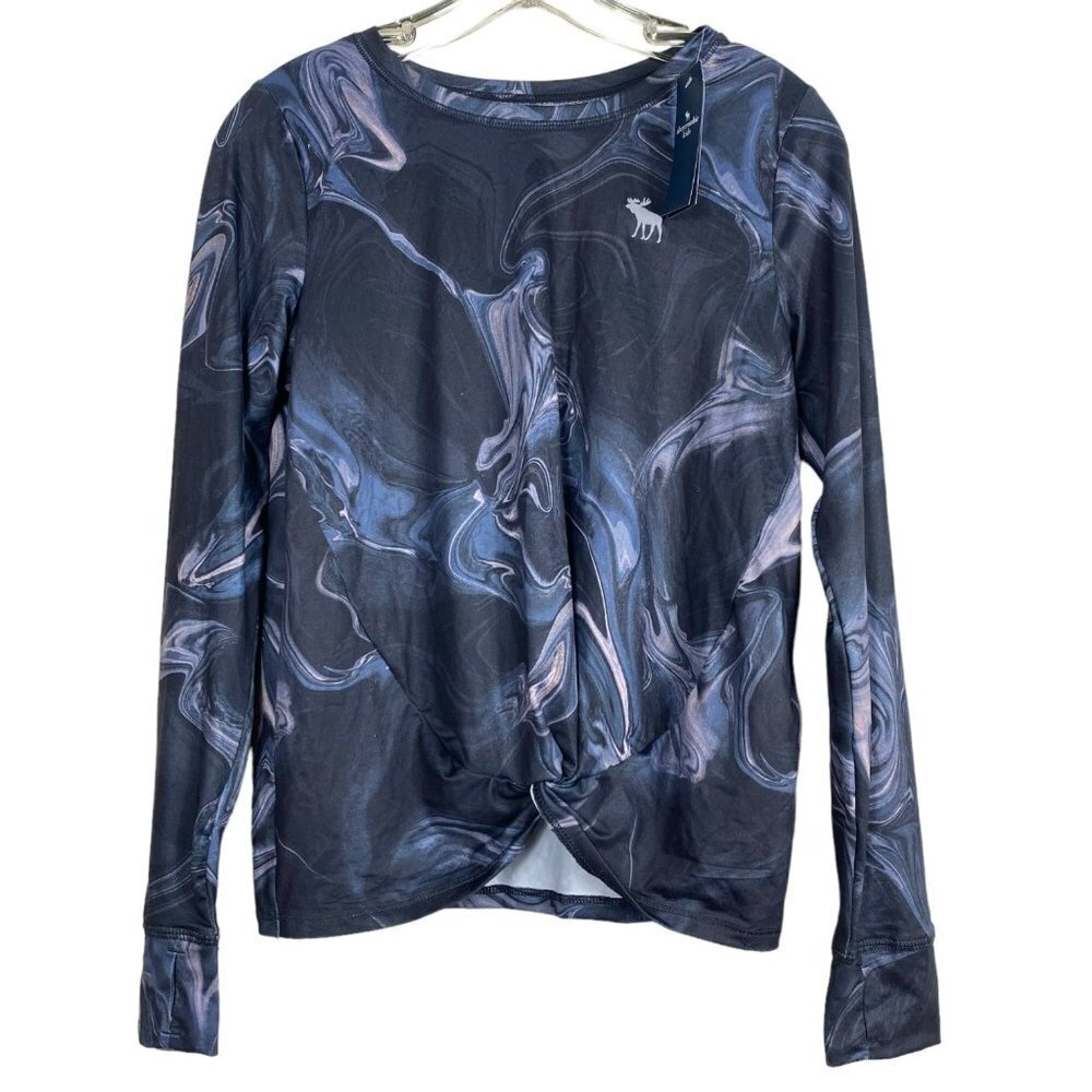 Abercombie Kids Long Sleeve Shirt Breathable 4-way Stretch Size 11/12 NWT